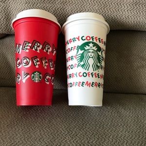 Starbucks Reusable Cup duo